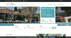 Desktop Screenshot of hotel-villa-antibes.com